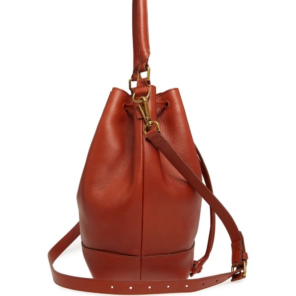 MADEWELL — Brown Leather Lafayette Bucket Bag NWT! - Picture 8 of 8